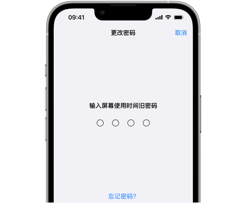 岱山iPhone屏幕维修分享iPhone屏幕使用时间密码忘记了怎么办 