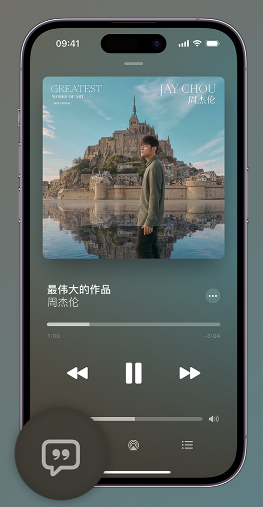 岱山iphone维修分享如何在iPhone上使用Apple Music全新唱歌功能 