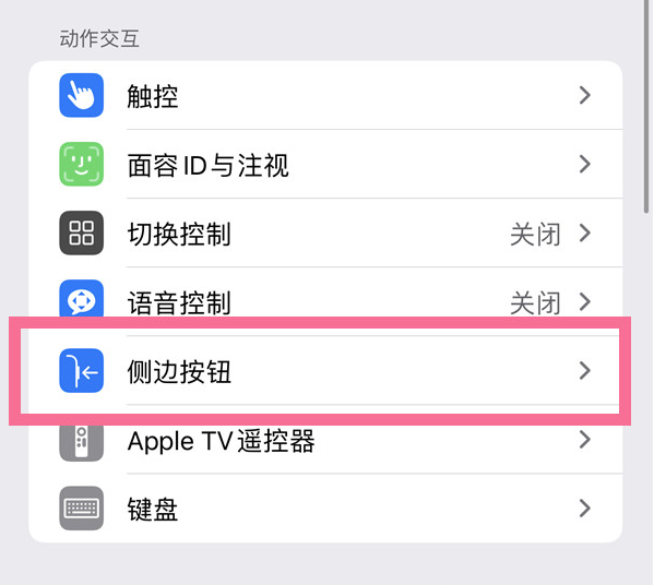 岱山苹果14维修店分享iPhone14 Plus侧键双击下载功能关闭方法 